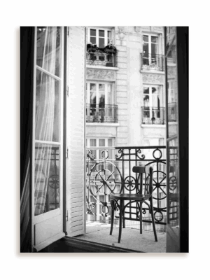 Plakat Paryski balkon bez ramy