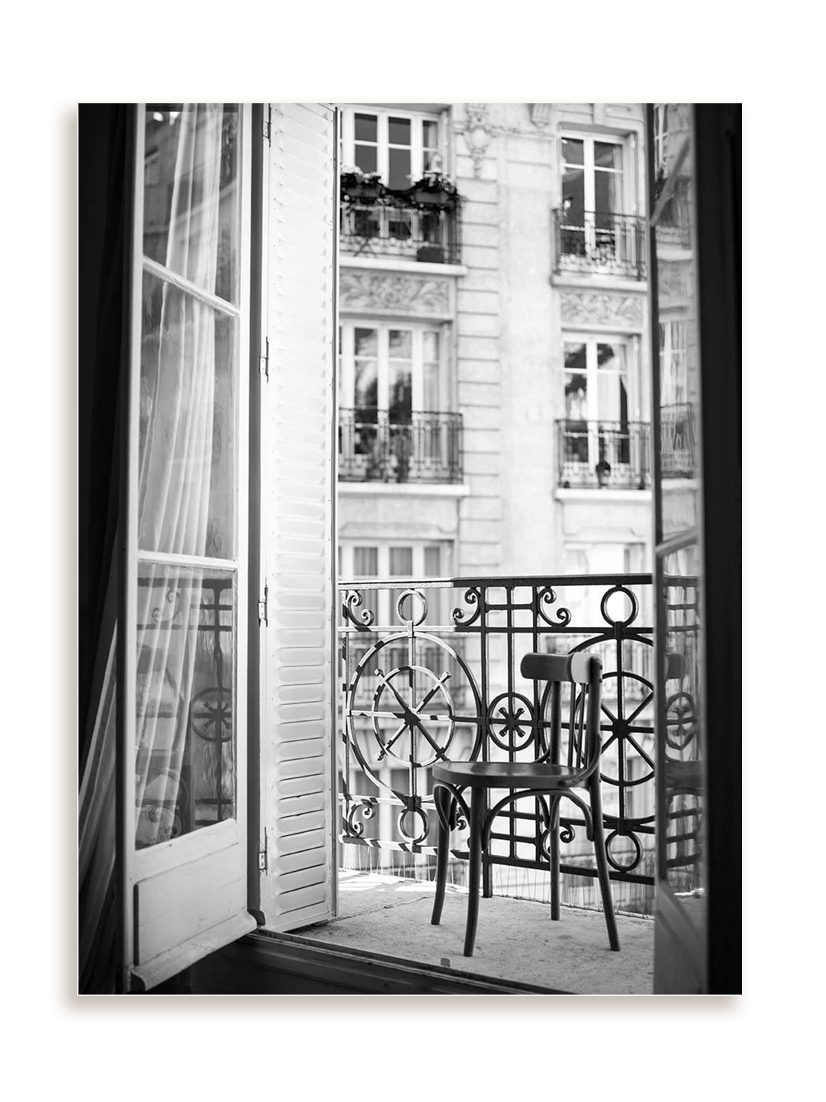 Plakat Paryski balkon bez ramy