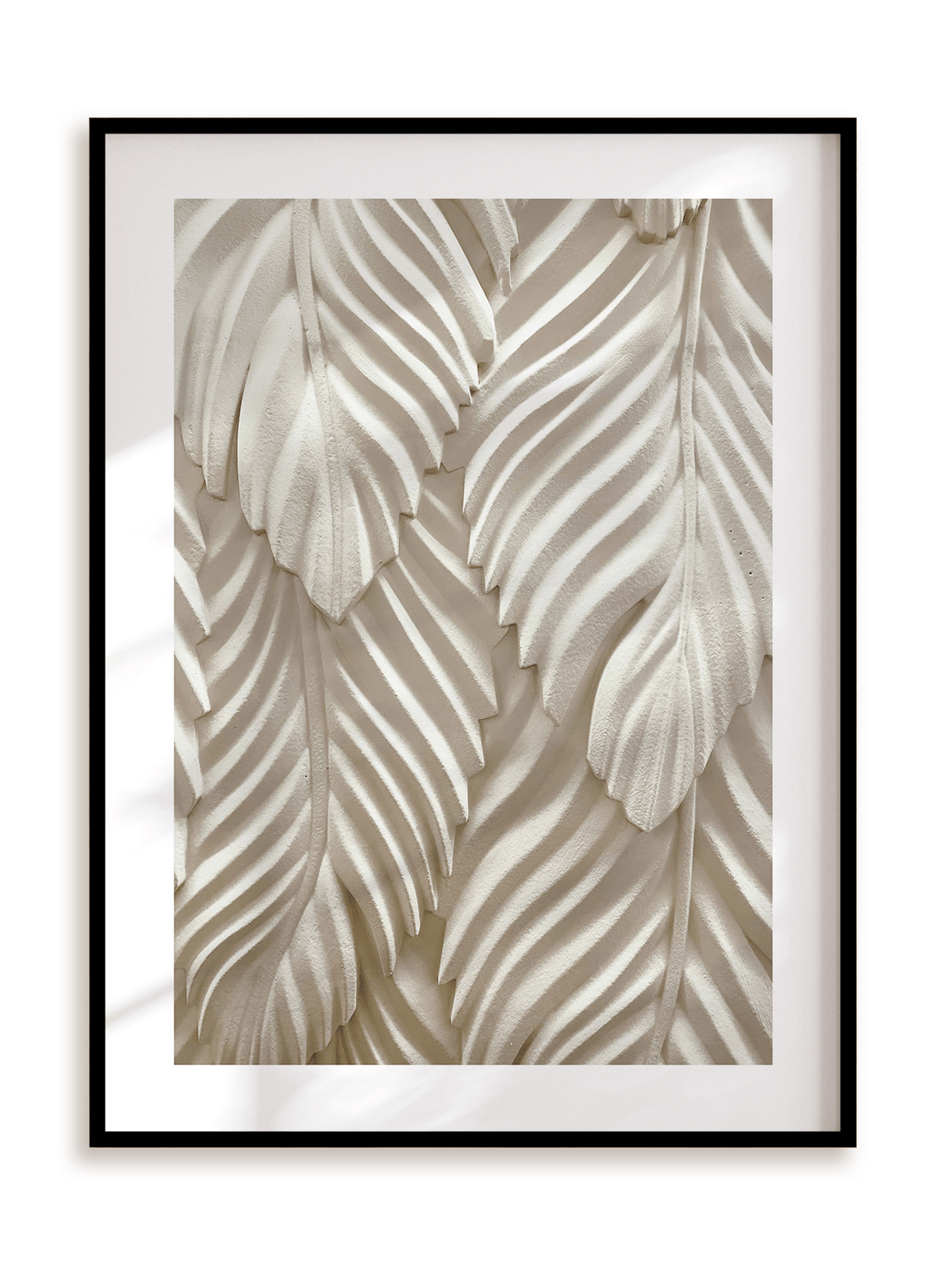 Plakat Liściasta historia w ramie aluminiowej
