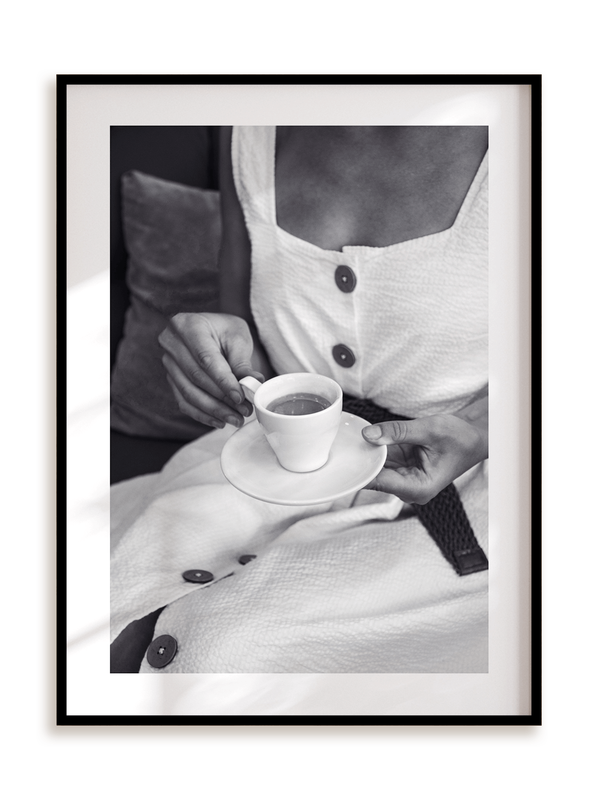 Plakat Coffee stories w ramie aluminiowej