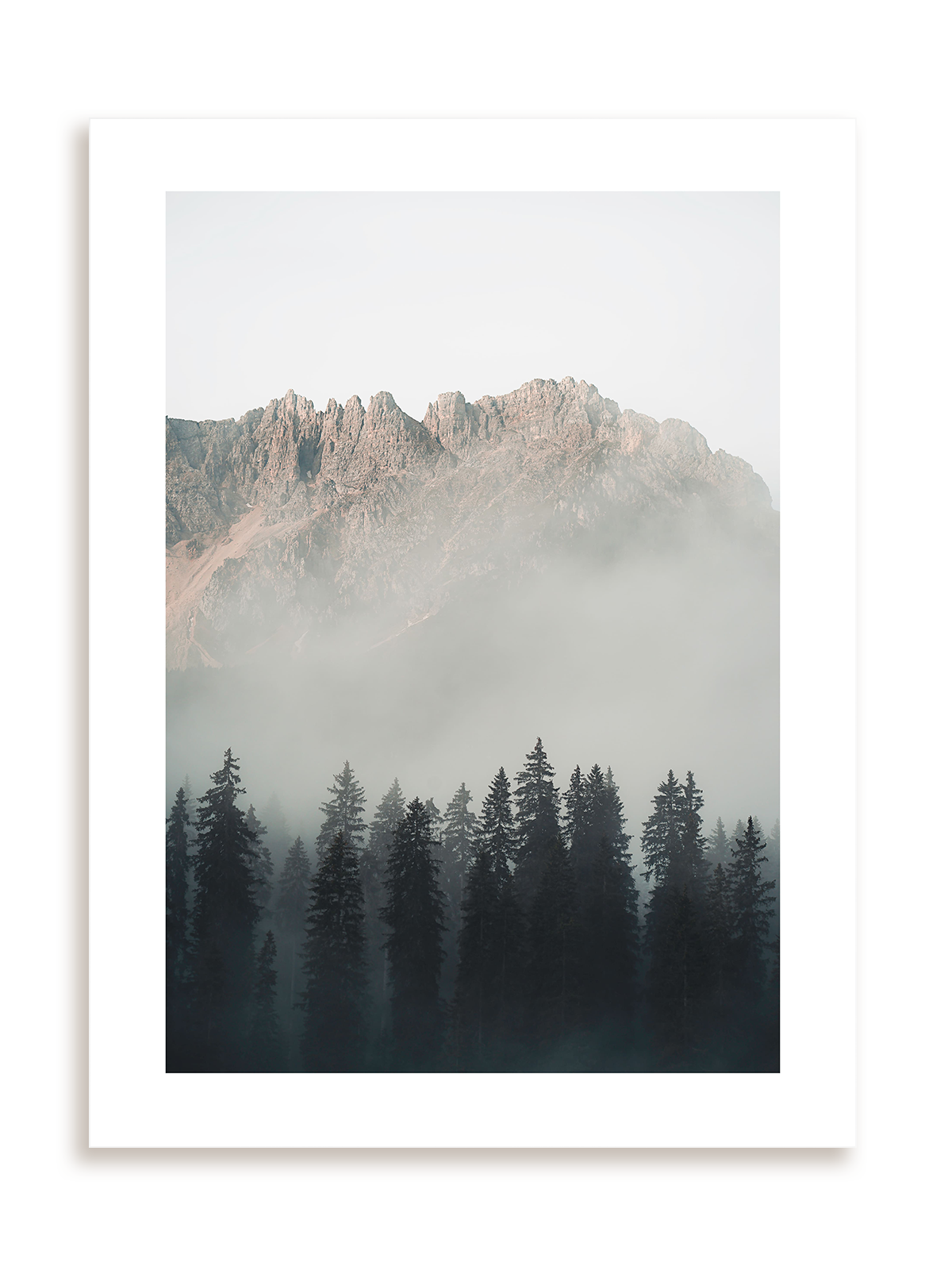 Plakat Góry bez ramy