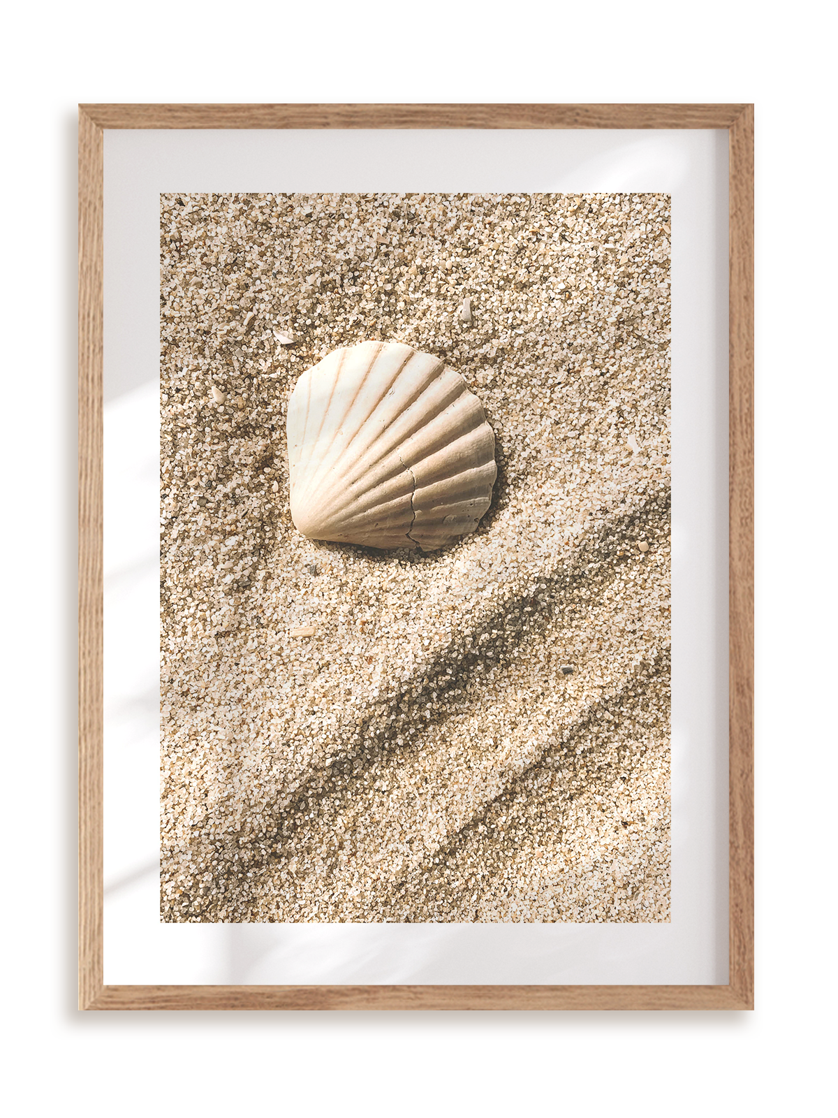 Plakat Summer elements w ramie drewnianej