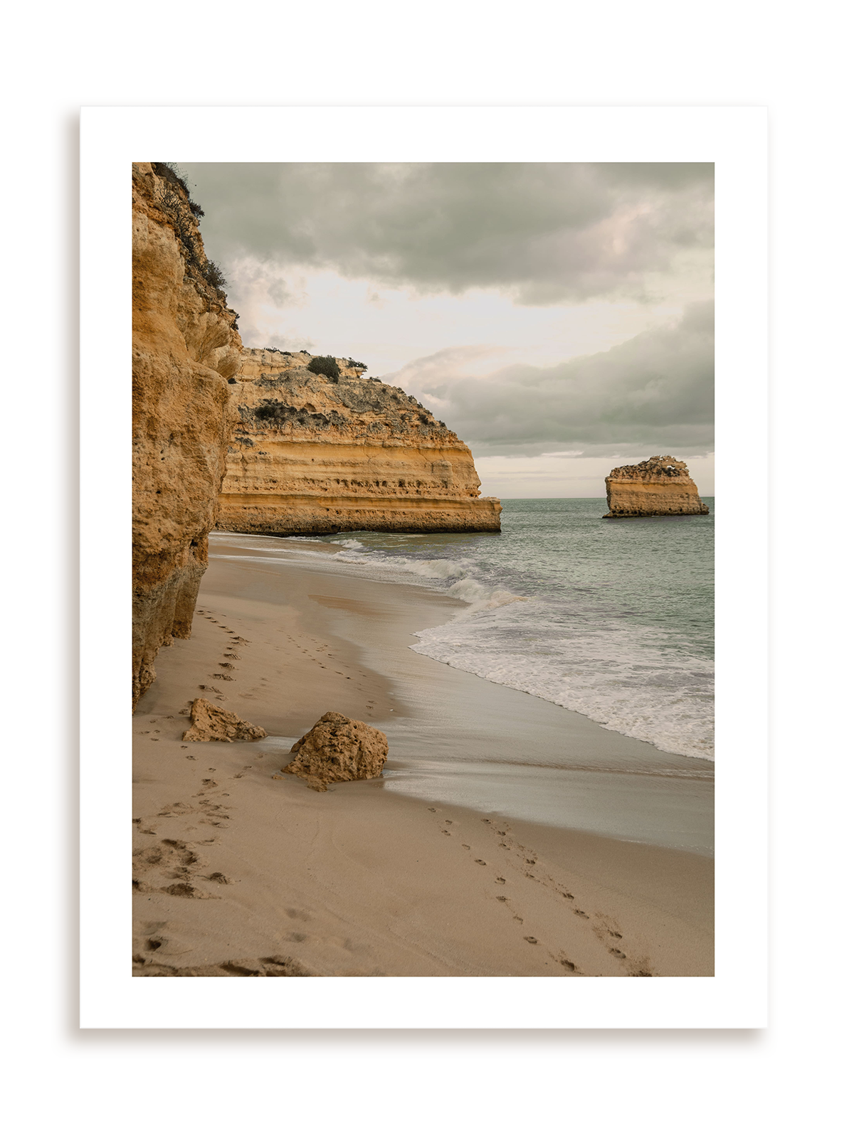 Plakat Portugalska plaża bez ramy