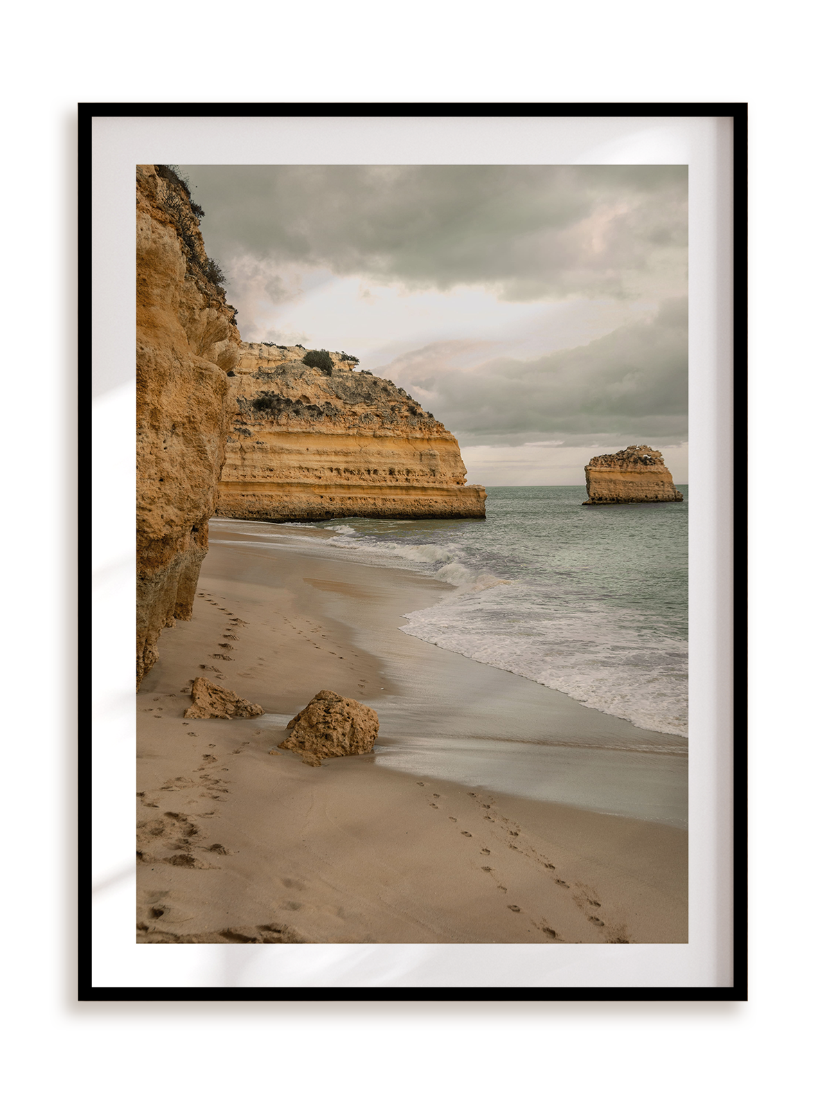 Plakat Portugalska plaża w ramie aluminiowej