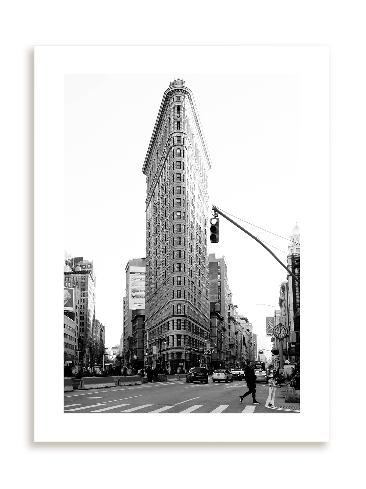 Plakat Flat Iron bez ramy