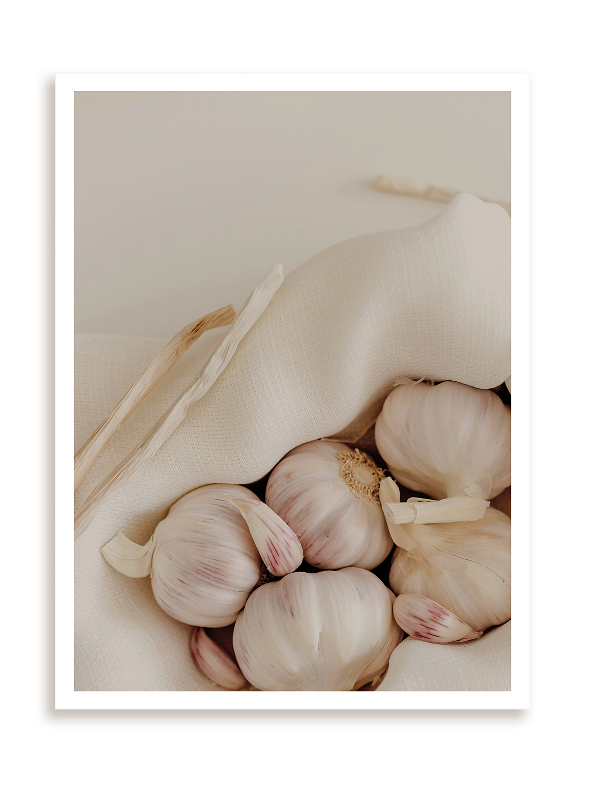 Plakat Soft garlic bez ramy