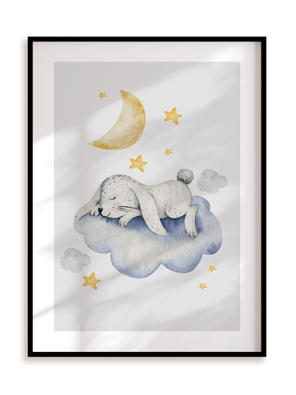 Plakat Nie budźmy maleństwa w ramie aluminiowej
