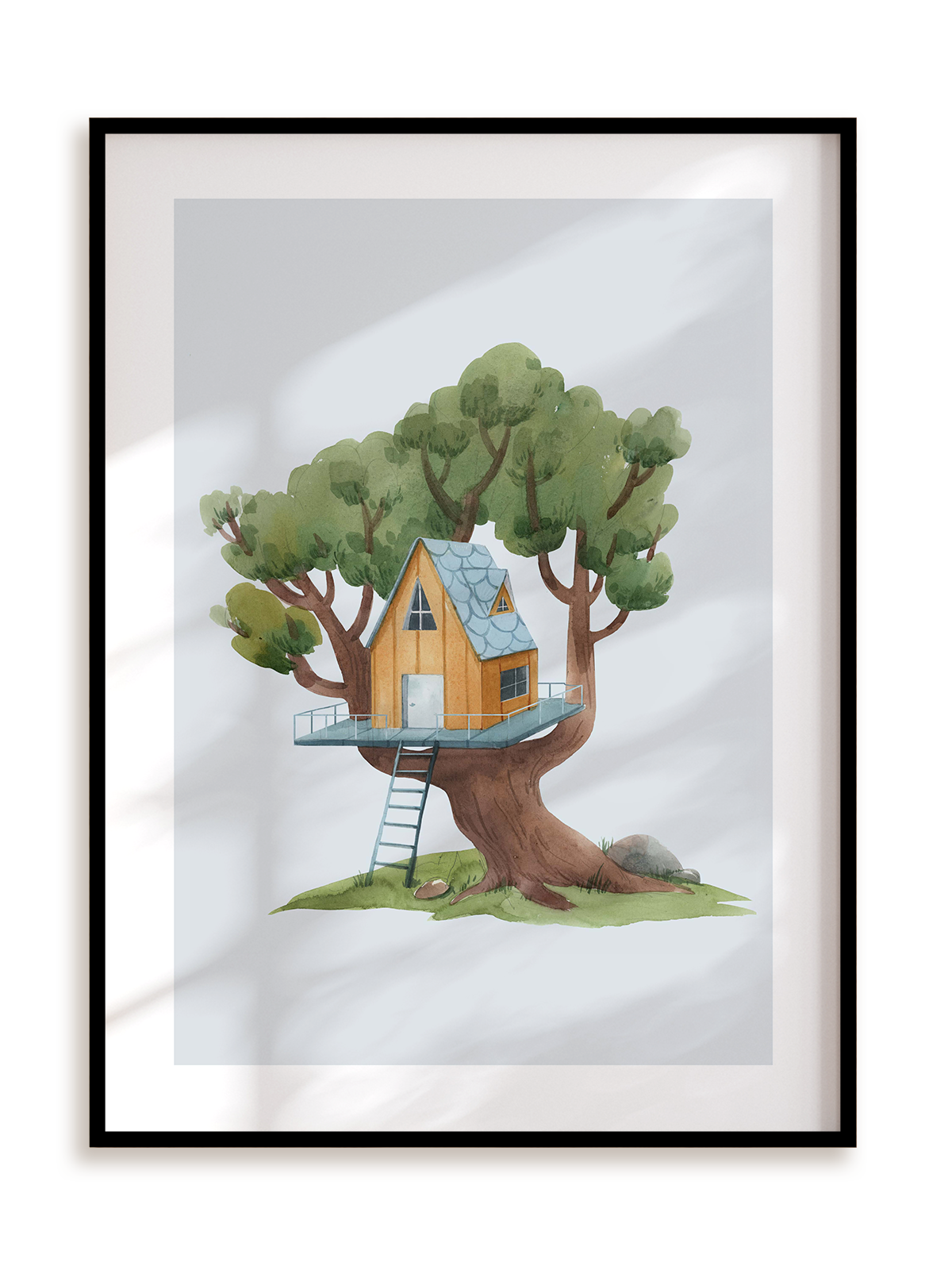 Plakat Domek marzeń w ramie aluminiowej