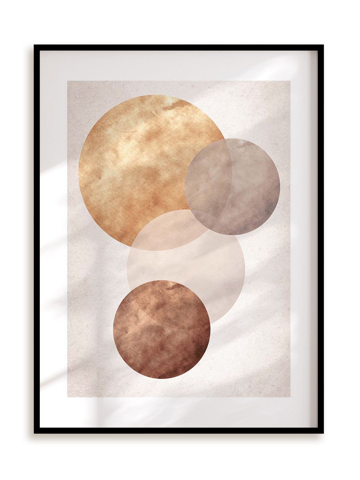 Plakat Subtelna geometria I w ramie aluminiowej