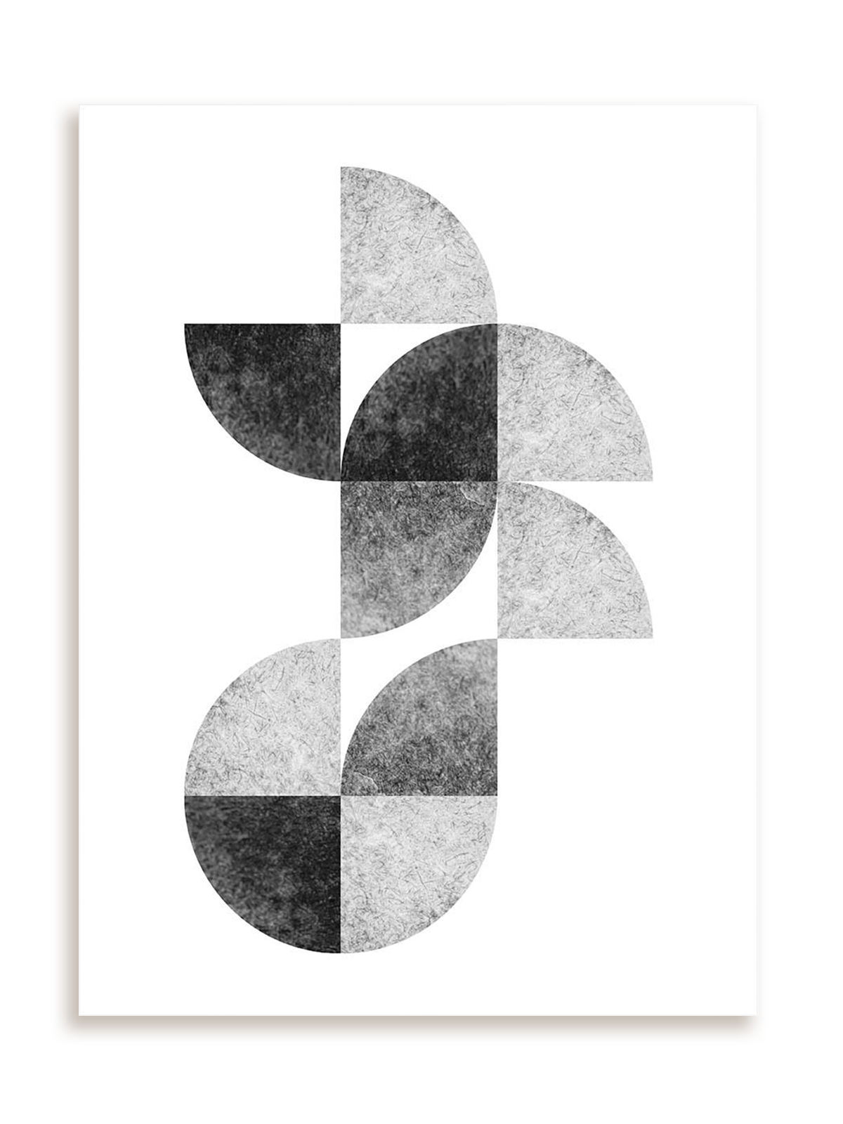 Plakat Geometryczne puzzle - ten trzeci bez ramy