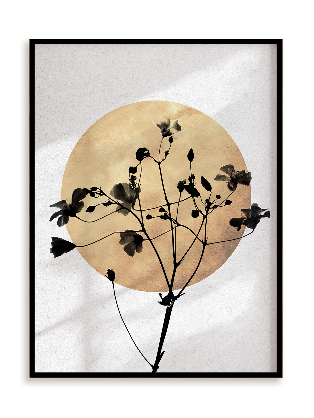 Plakat Dark plant w ramie aluminiowej