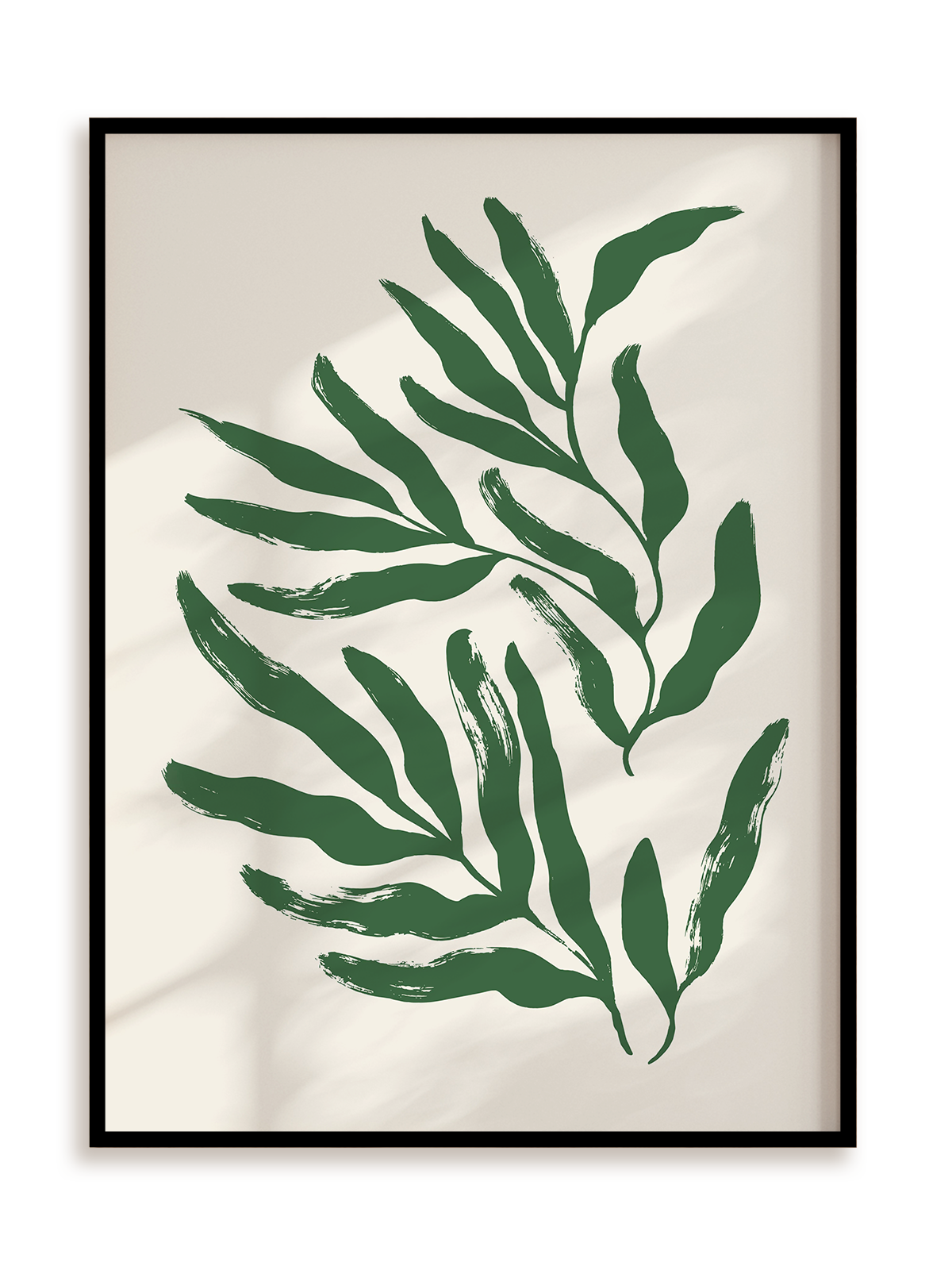 Plakat Swobodna zieleń w ramie aluminiowej