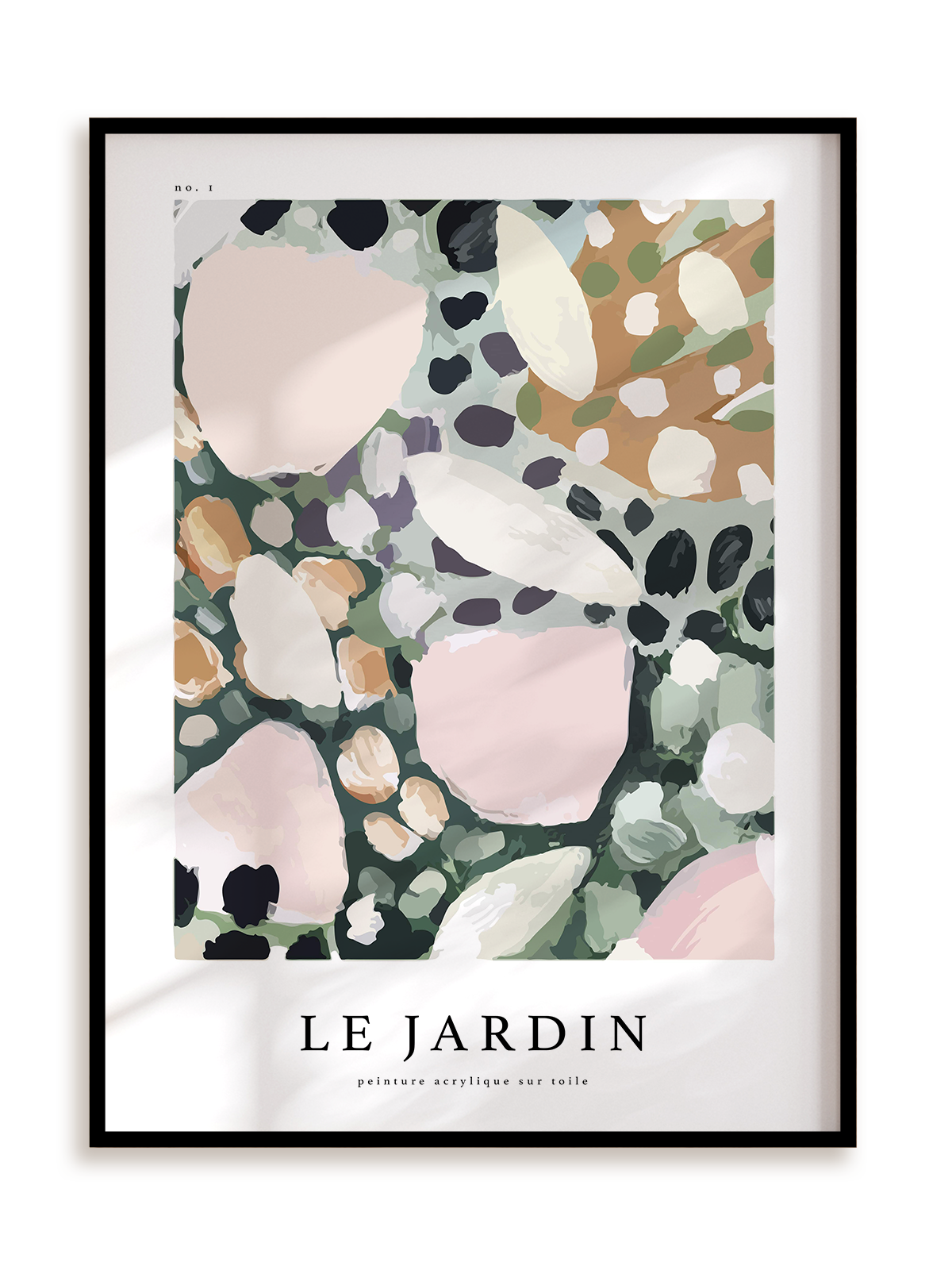 Plakat Le Jardin w ramie aluminiowej