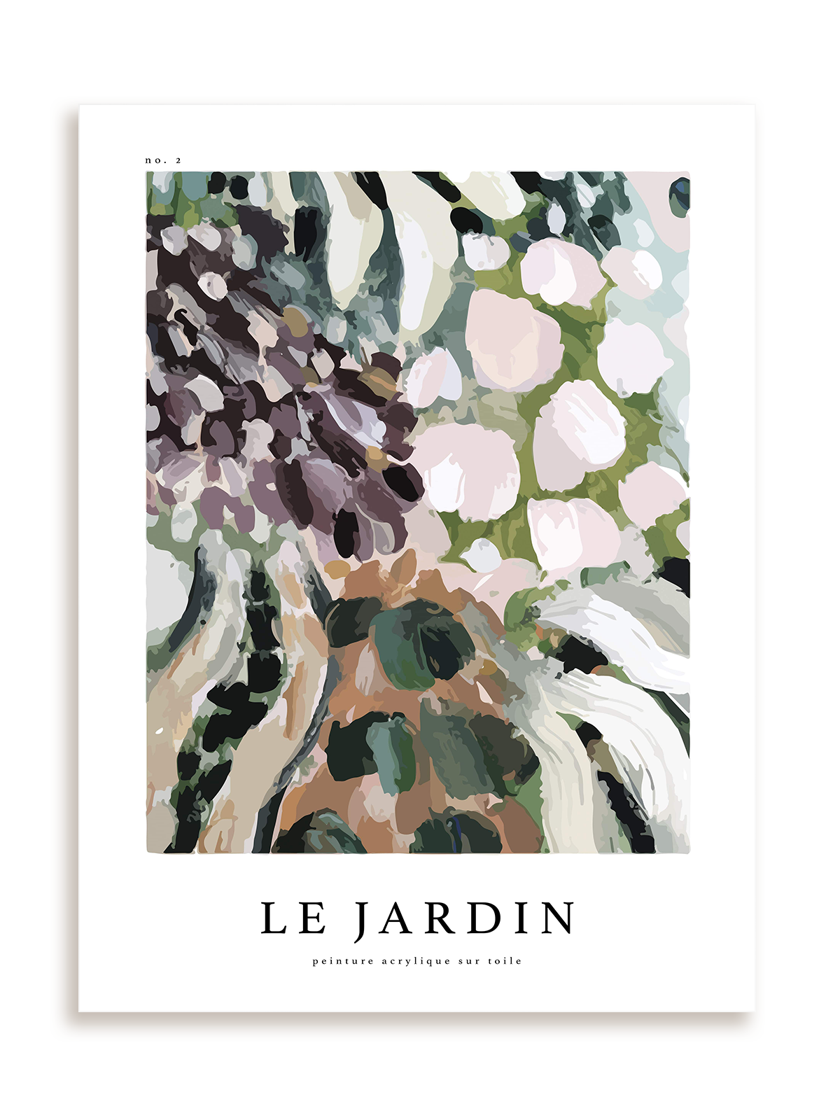 Plakat Le Jardin II bez ramy