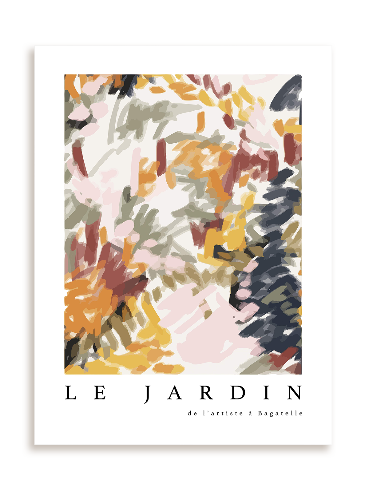 Plakat Le Jardin Colors bez ramy