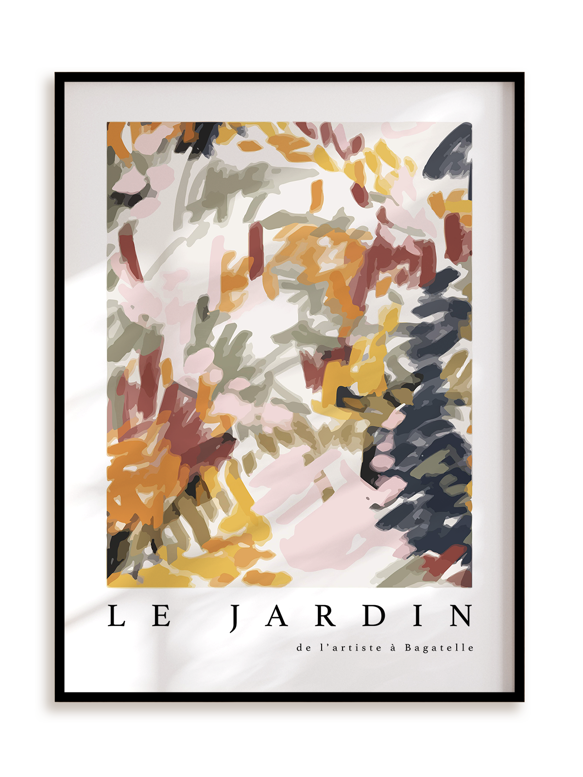 Plakat Le Jardin Colors w ramie aluminiowej