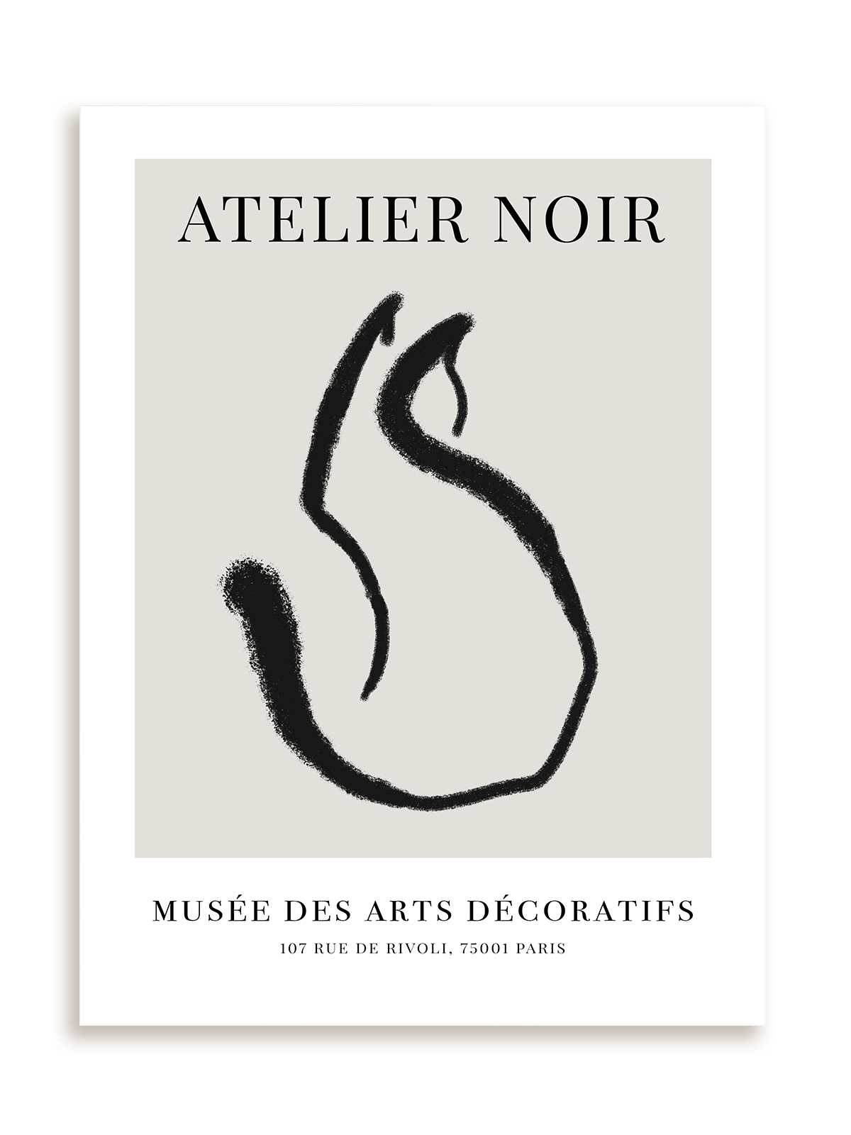 Plakat Atelier Noir bez ramy