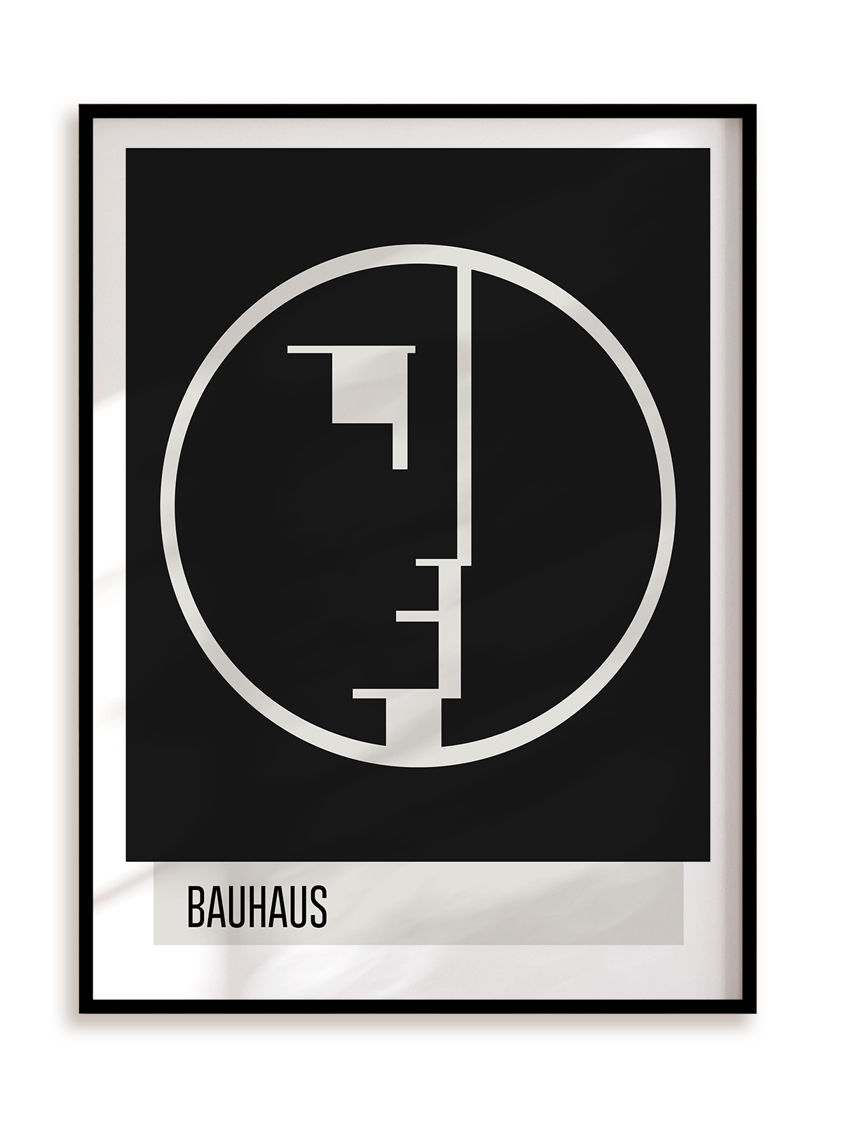 Plakat Bauhaus art w ramie aluminiowej
