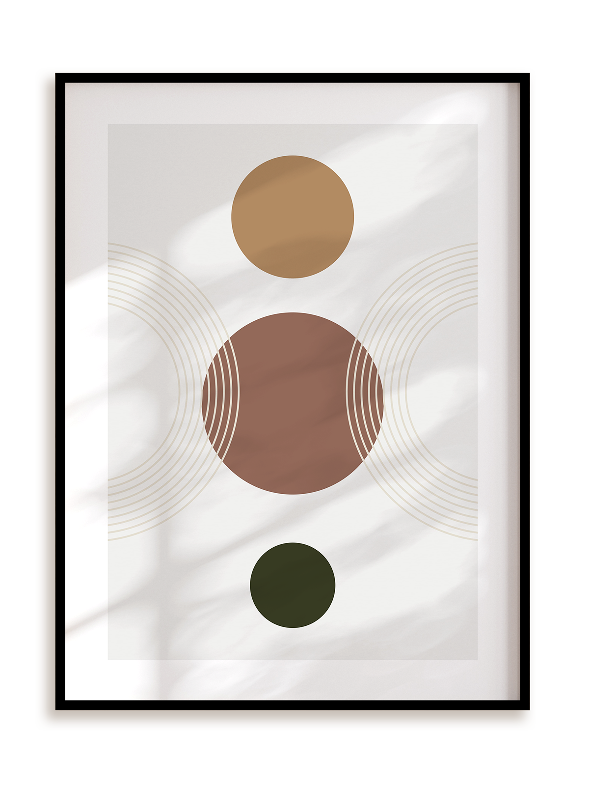 Plakat Mid century modern style w ramie aluminiowej