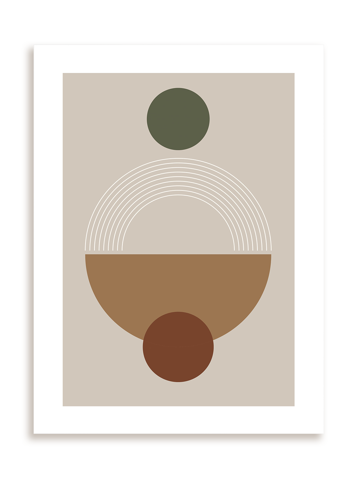 Plakat Mid century modern style IV bez ramy