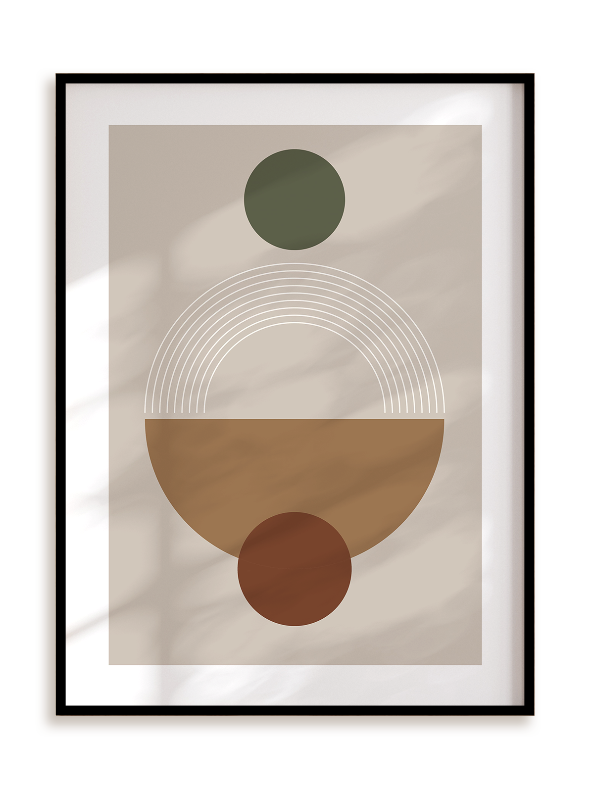 Plakat Mid century modern style IV w ramie aluminiowej