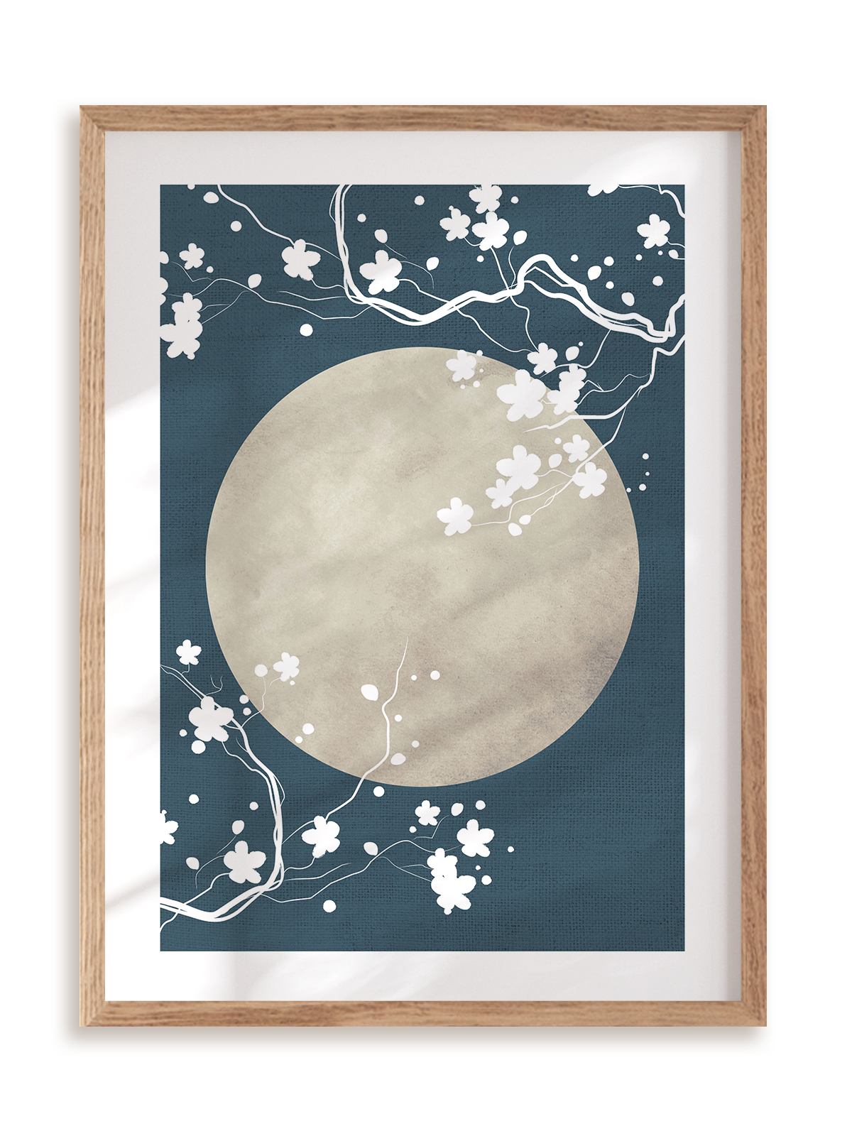 Plakat Midnight in Japan w ramie drewnianej
