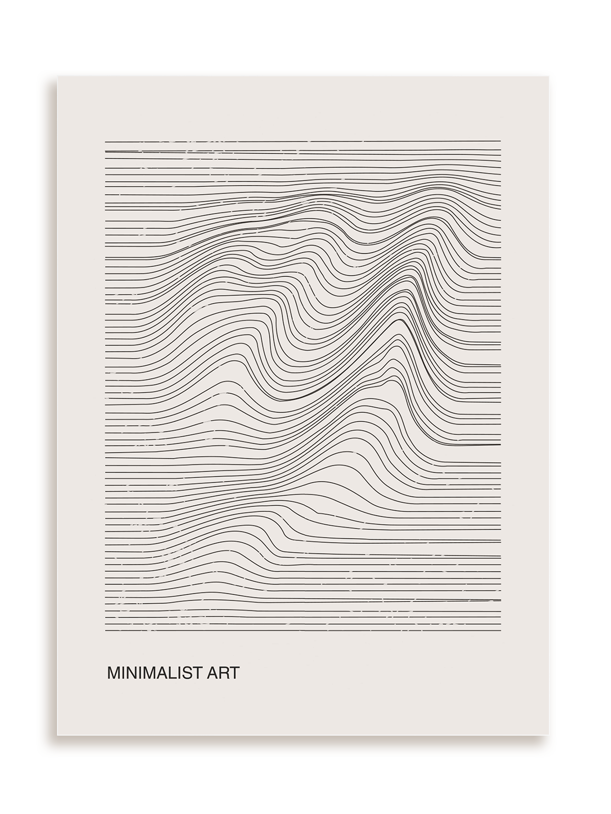 Plakat Minimalist art bez ramy