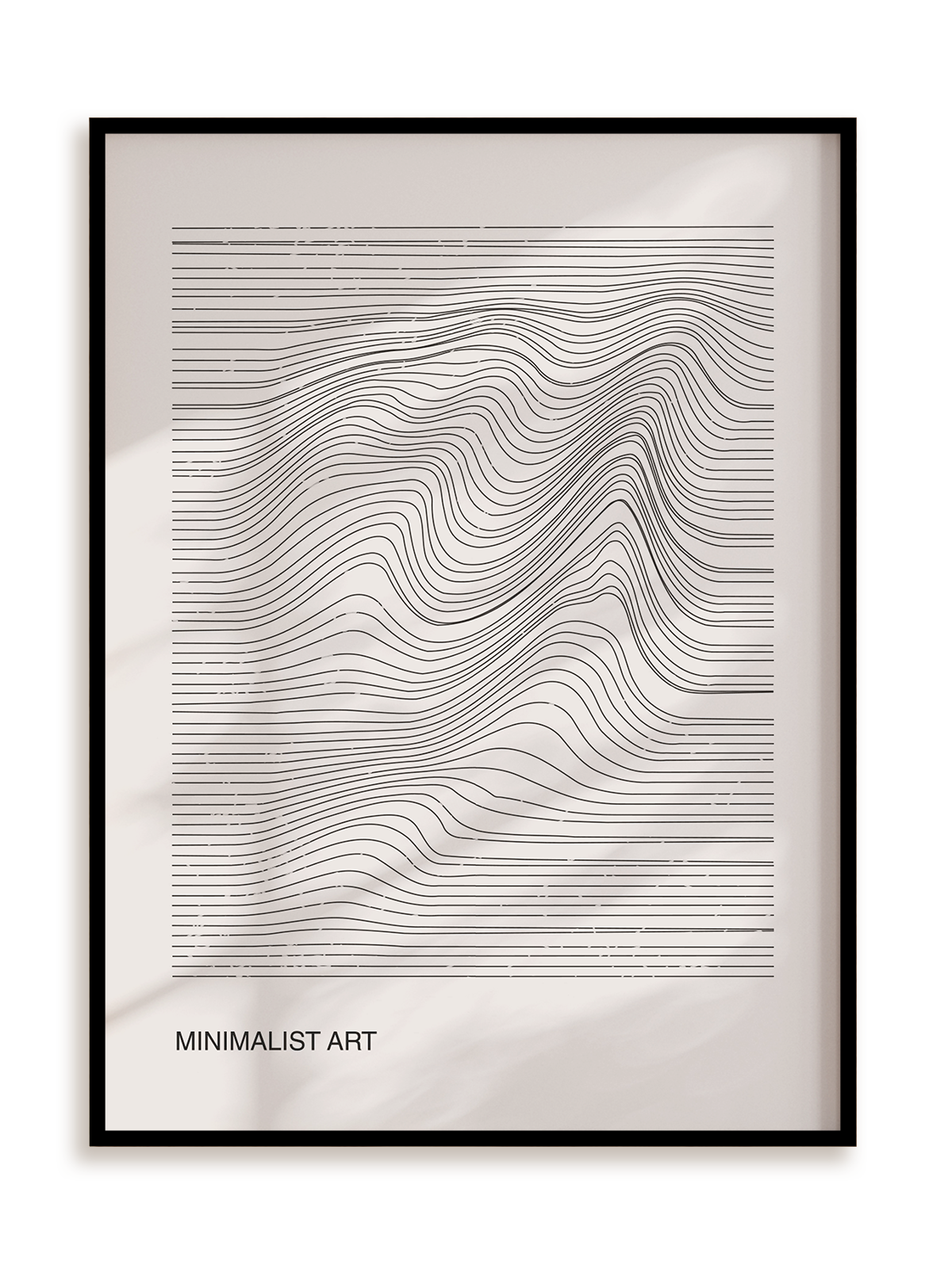 Plakat Minimalist art w ramie aluminiowej