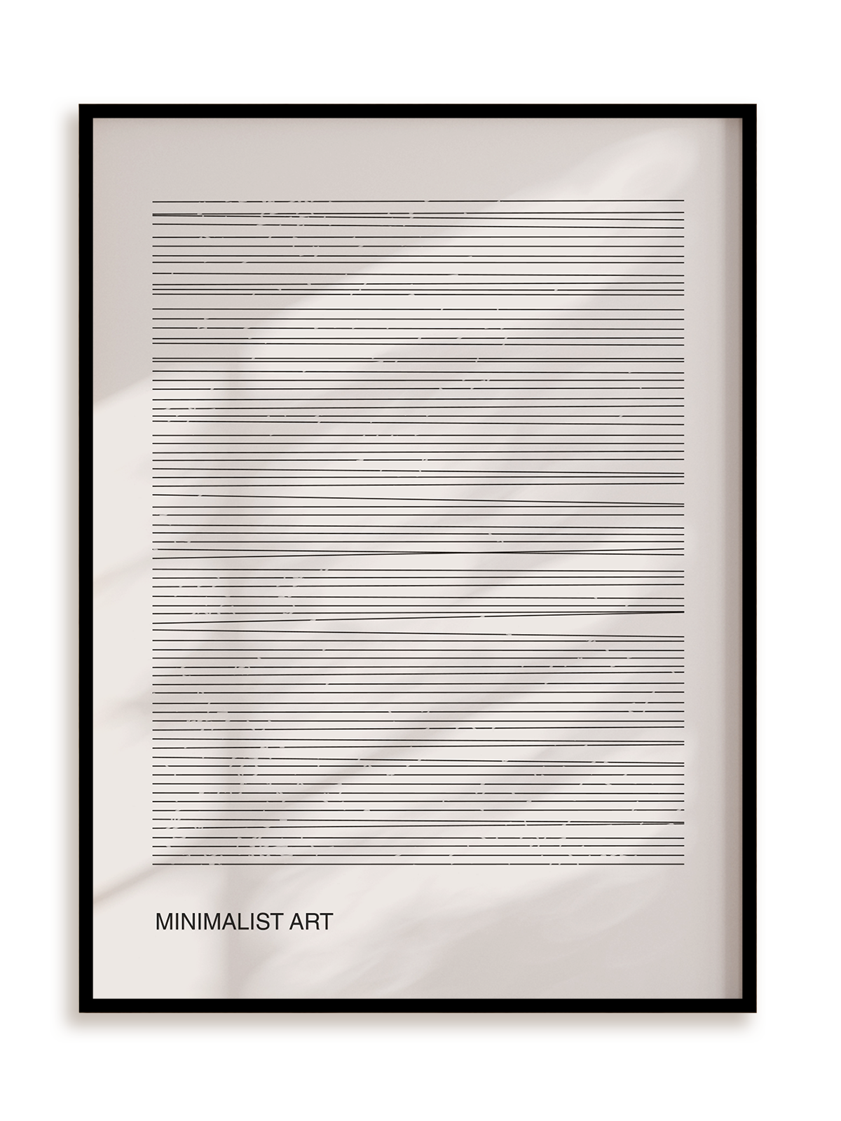 Plakat Minimalist art II w ramie aluminiowej