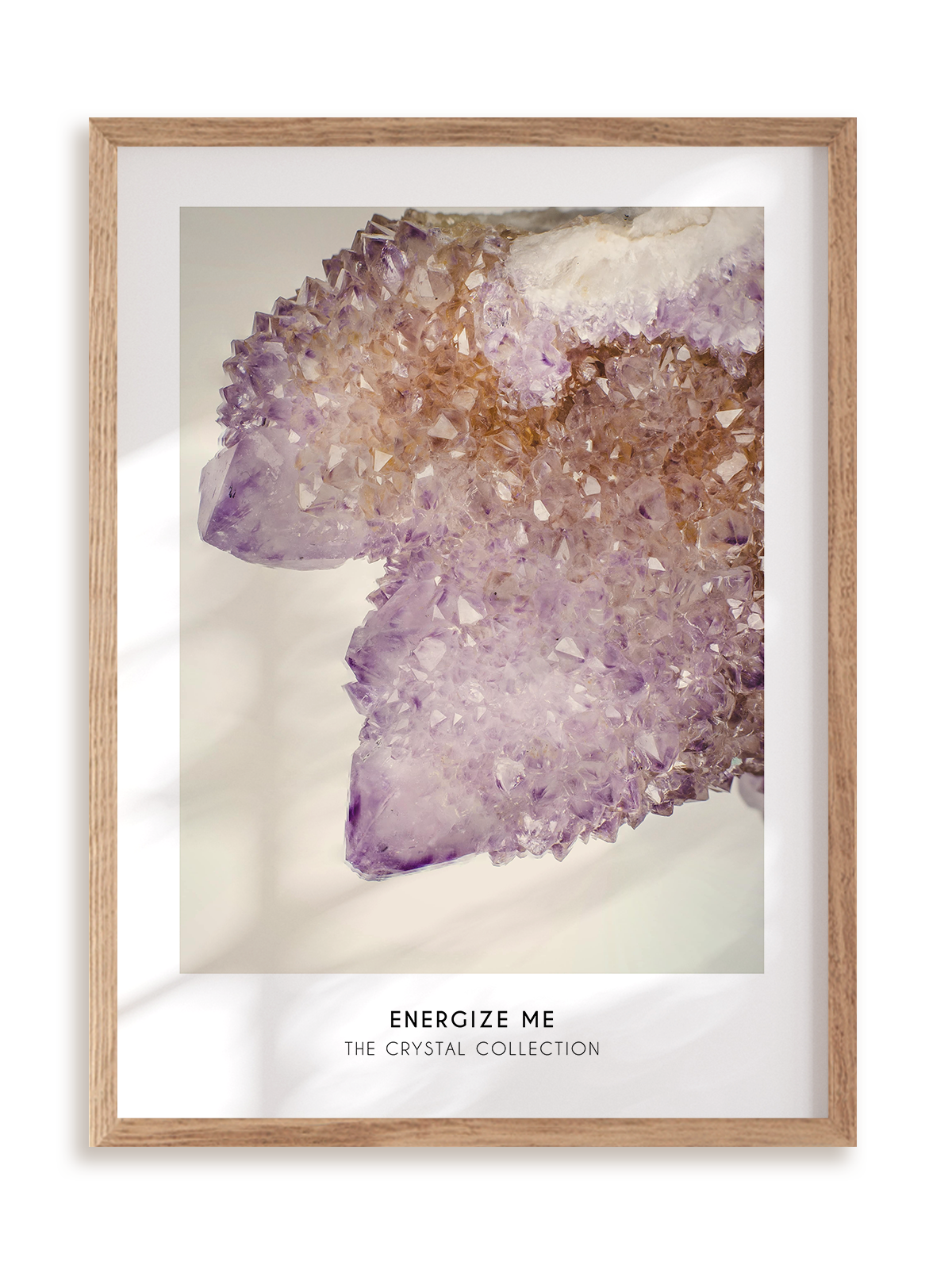 Plakat Crystal collection II w ramie drewnianej