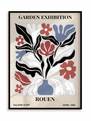 Plakat Garden exhibition: Rouen w ramie aluminiowej