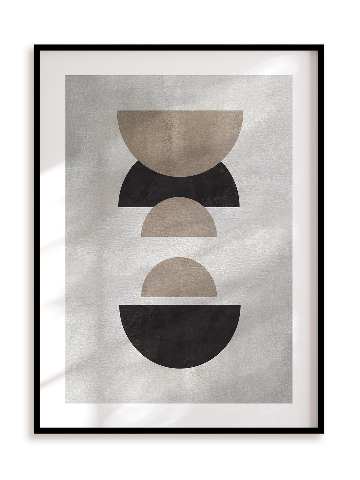 Plakat Szykowna kompozycja II w ramie aluminiowej