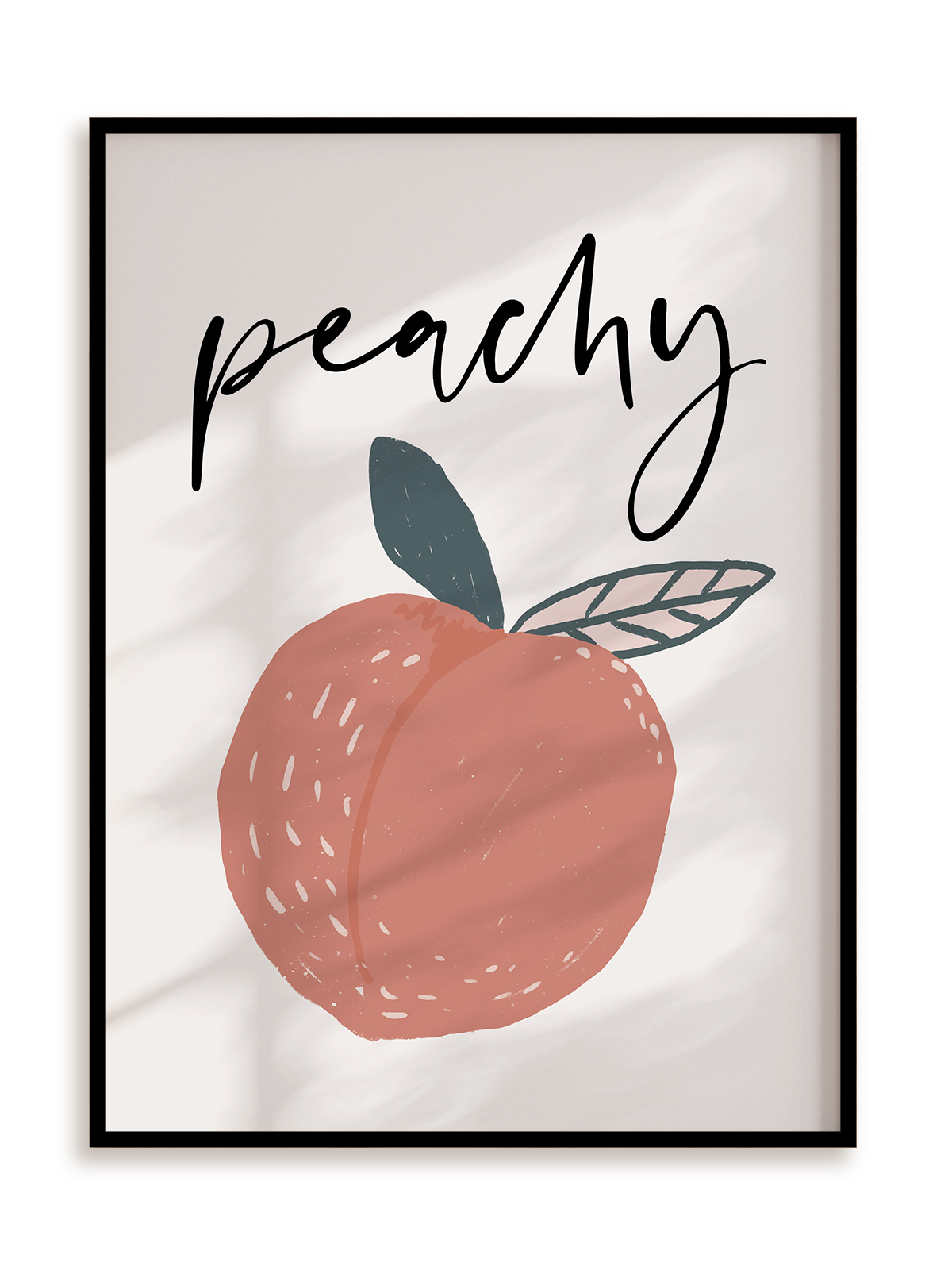 Plakat Peachy w ramie aluminiowej