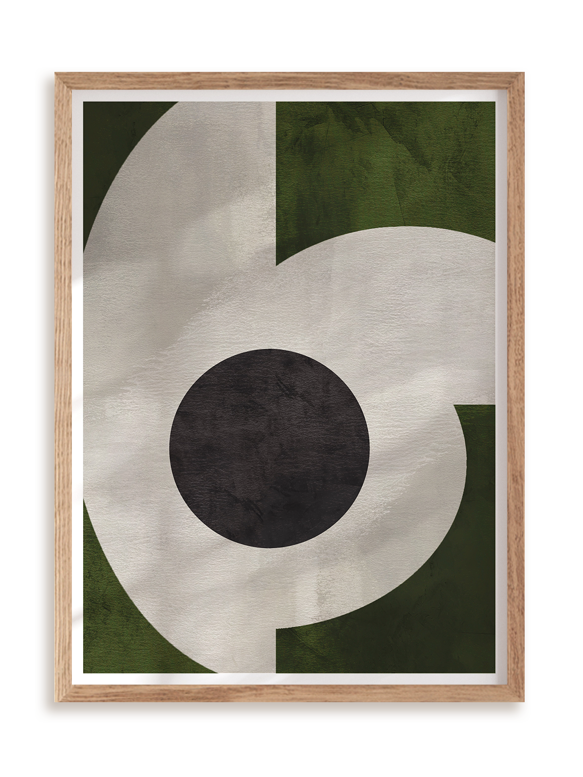 Plakat Inspiracja avocado w ramie drewnianej