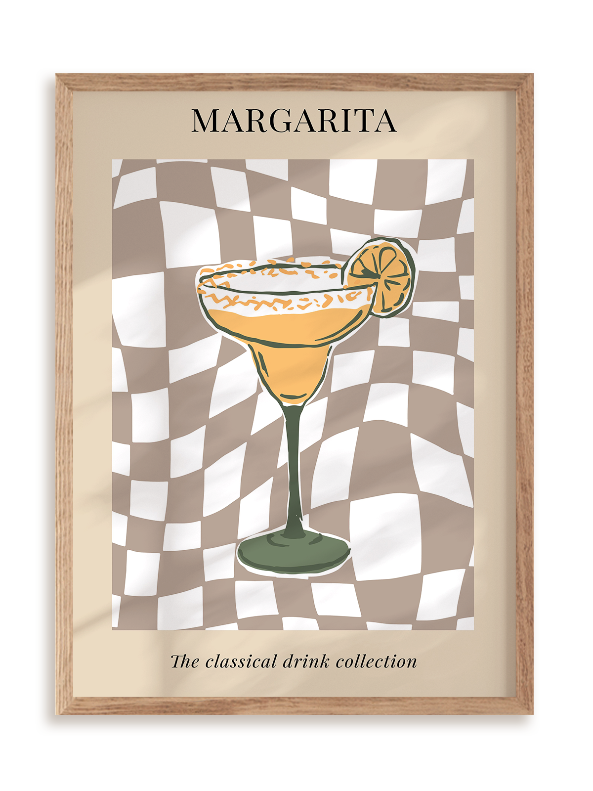 Plakat Margarita w ramie drewnianej