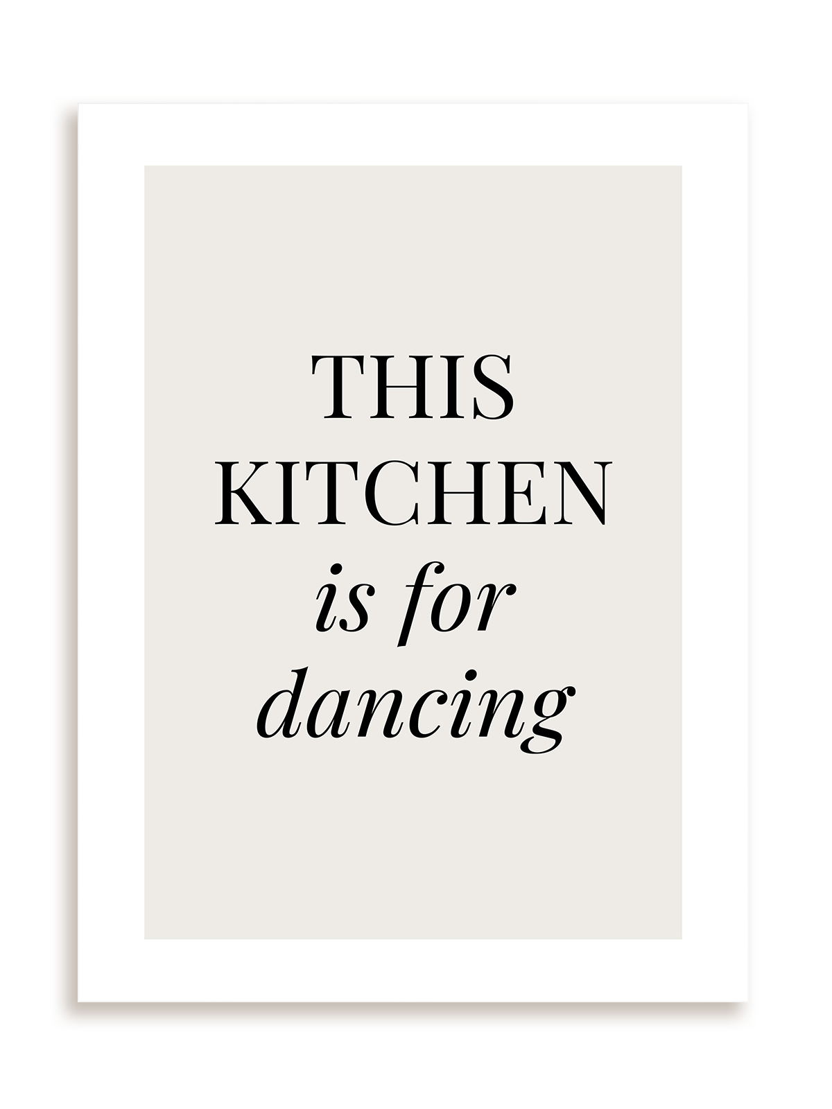 Plakat This kitchen bez ramy