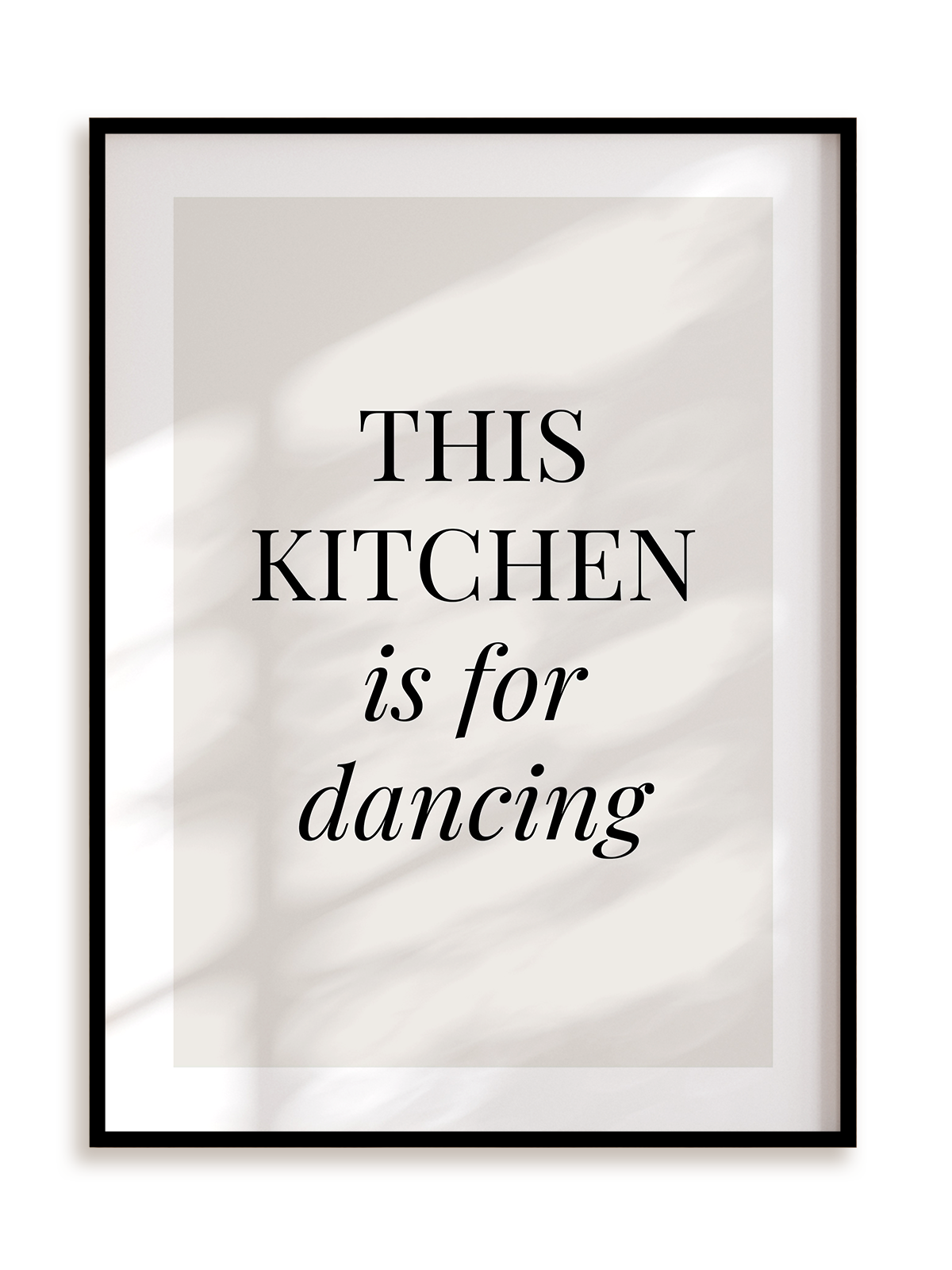 Plakat This kitchen w ramie aluminiowej