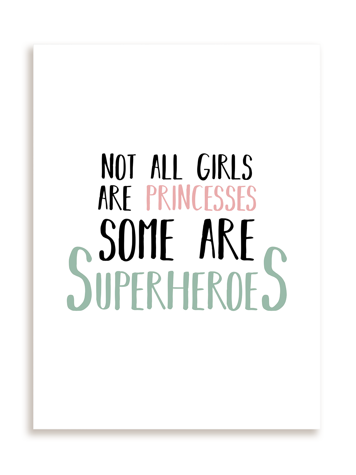 Plakat Girls superheroes bez ramy