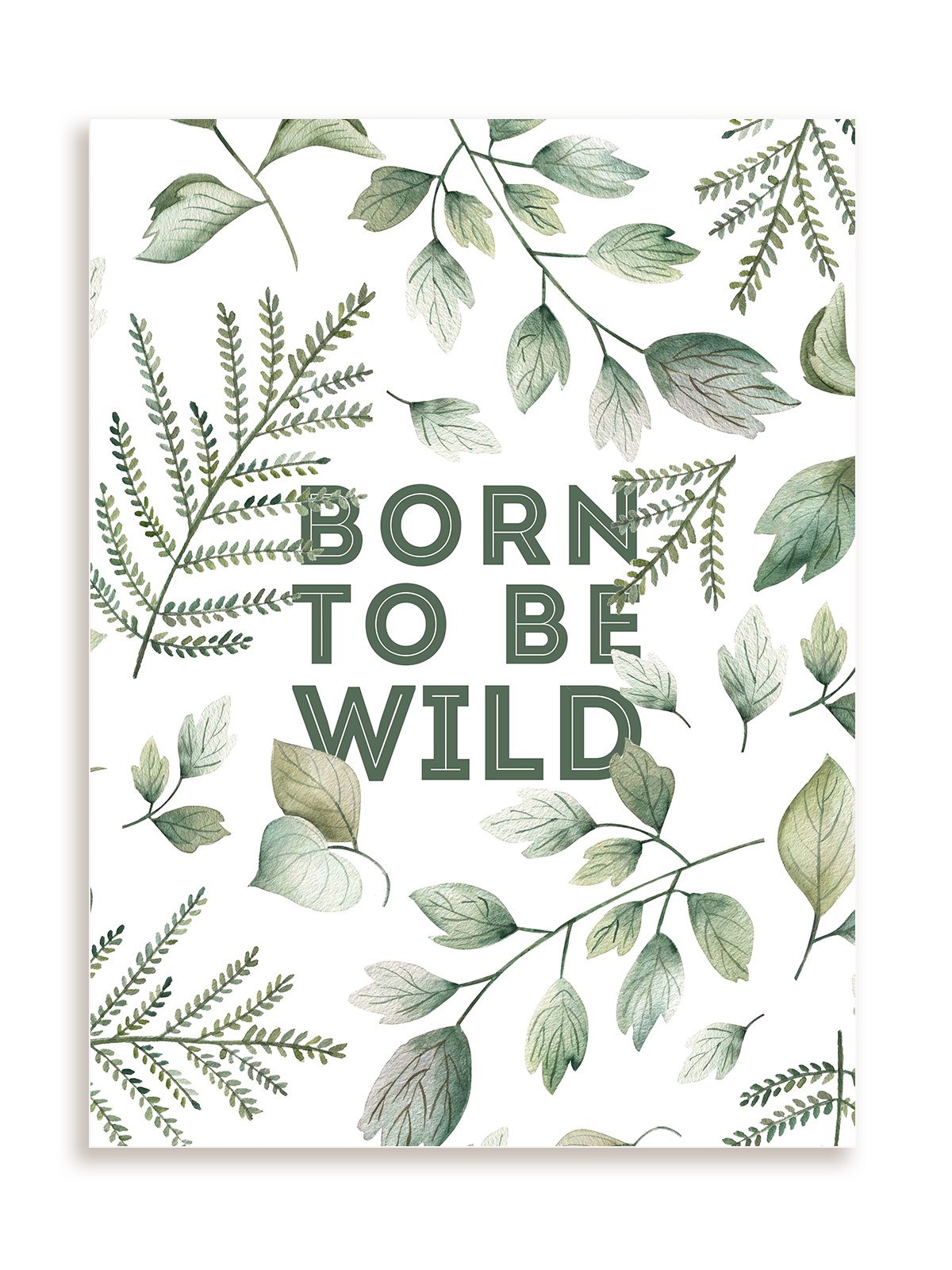 Plakat Born to be wild bez ramy
