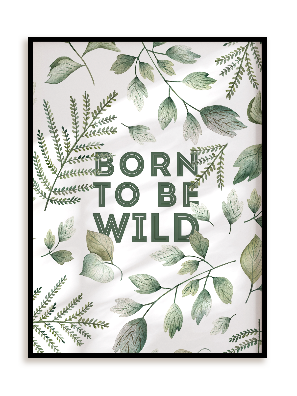 Plakat Born to be wild w ramie aluminiowej