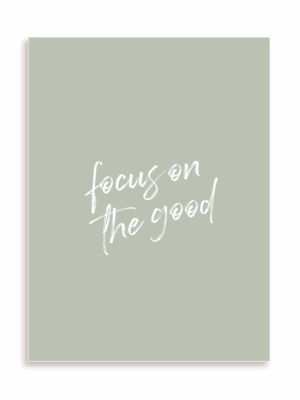 Plakat Focus on the good bez ramy