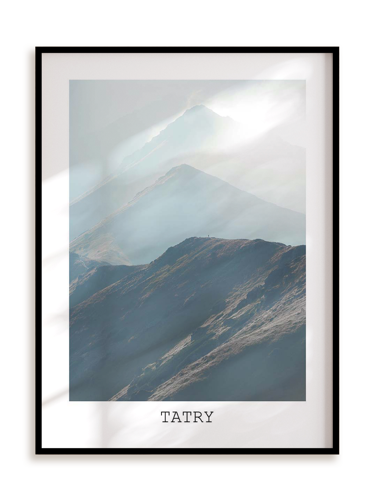 Plakat Tatry w ramie aluminiowej