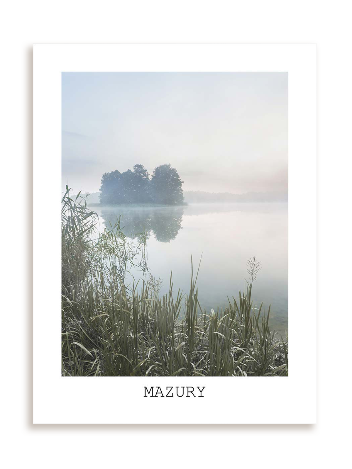 Plakat Mazury bez ramy