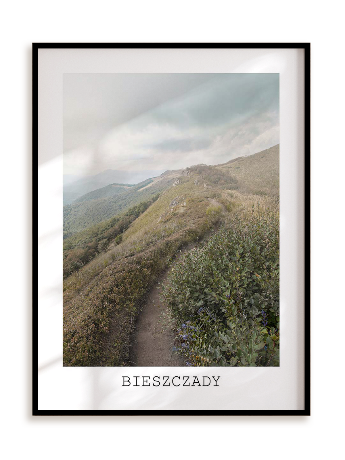 Plakat Bieszczady w ramie aluminiowej