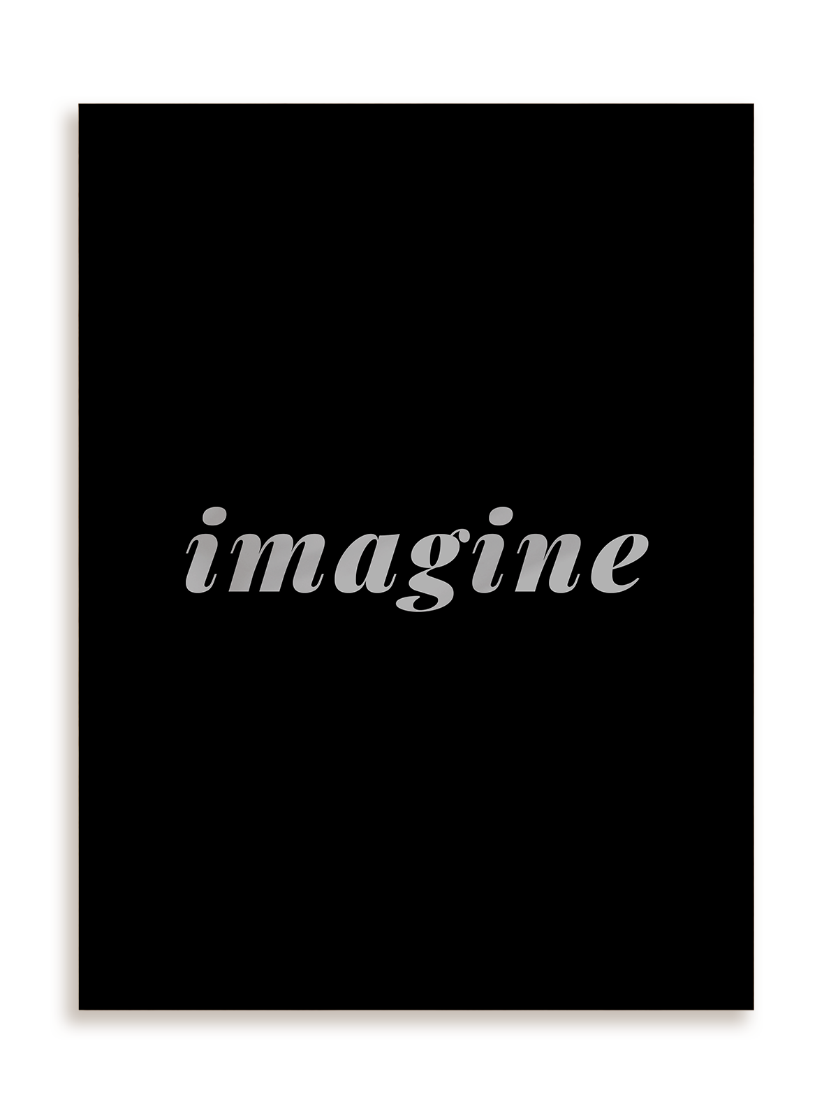 Plakat Imagine w ramie aluminiowej