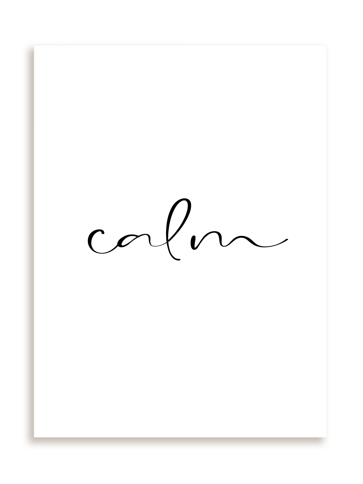 Plakat Calm bez ramy