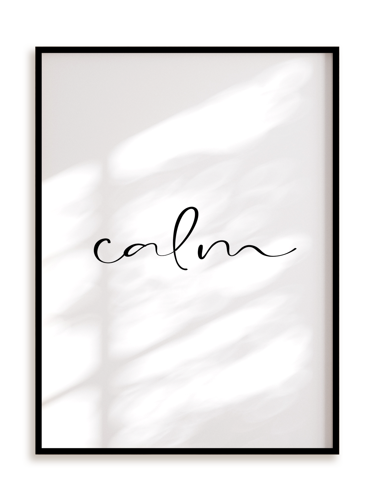 Plakat Calm w ramie aluminiowej