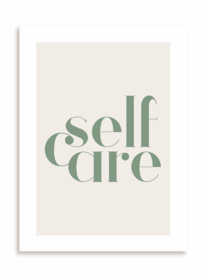 Plakat Self care bez ramy
