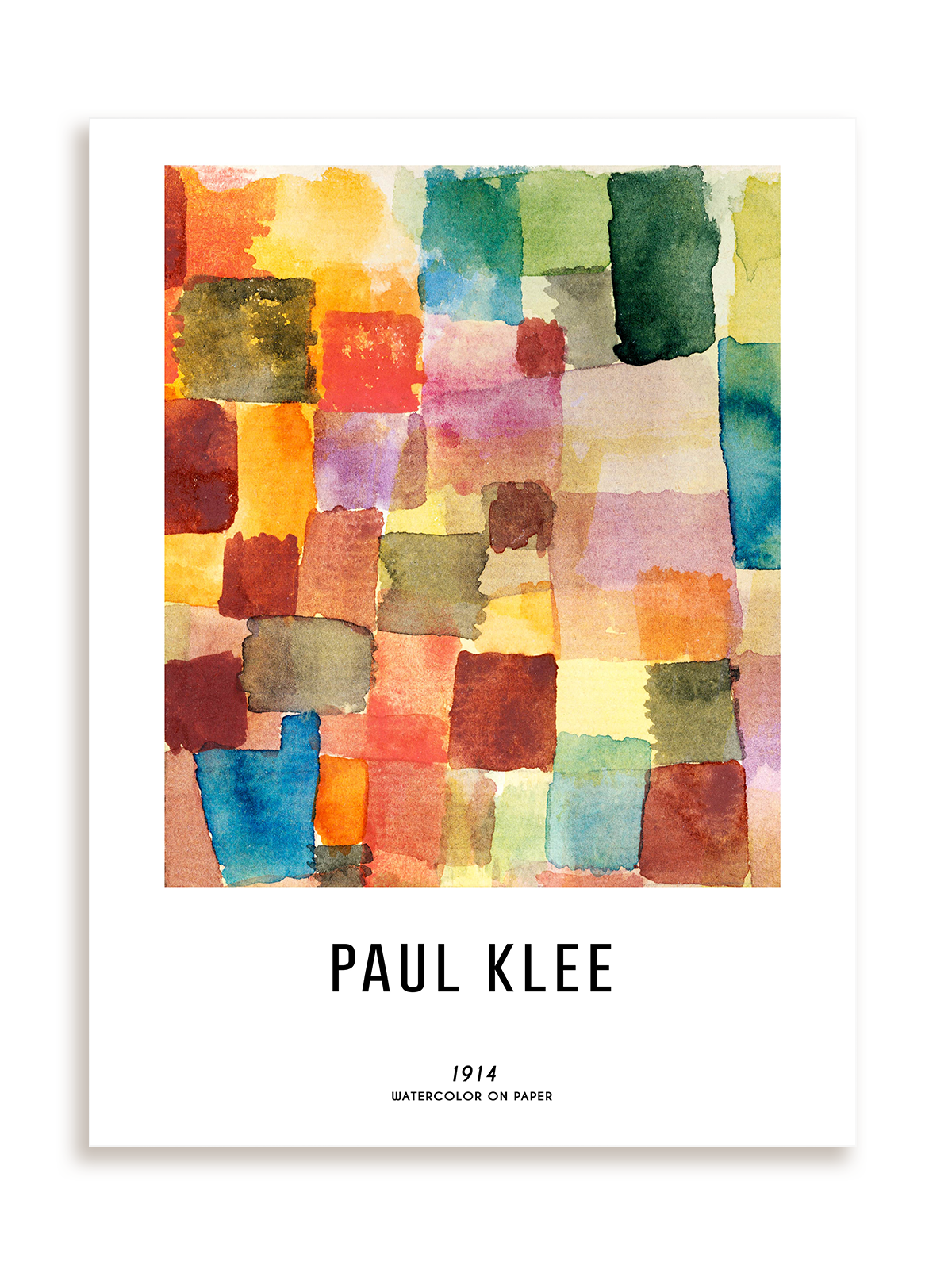 Plakat Paul Klee - Watercolor on paper (1914) bez ramy