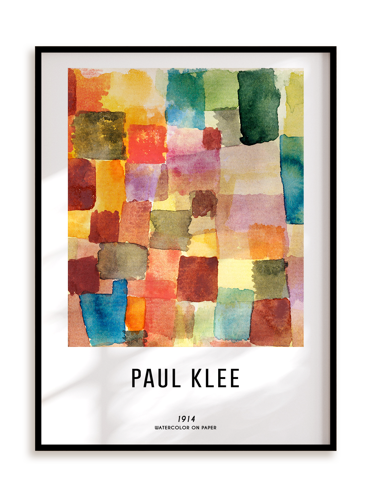 Plakat Paul Klee - Watercolor on paper (1914) w ramie aluminiowej